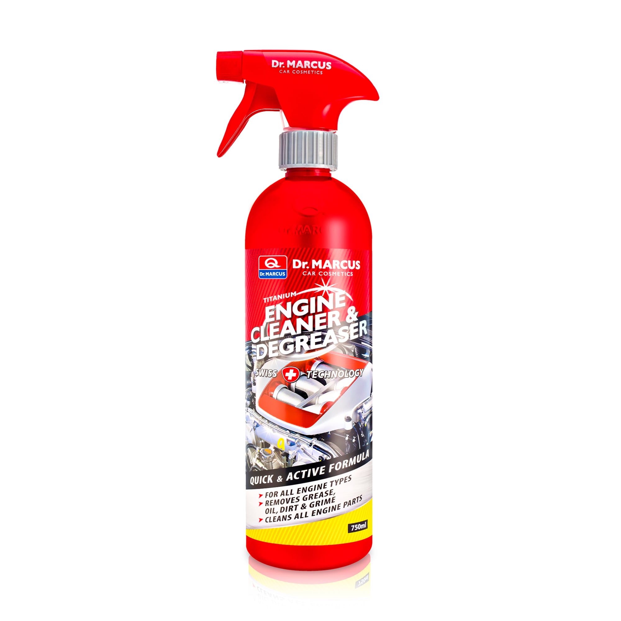 Засіб для чищення автомобільного двигуна Dr.Marcus Titanium Engine Cleaner &amp; Degreaser, 750 мл